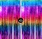 2-Pack Rainbow Gradient Metallic Foil Fringe Curtains Party Backdrop Decorations
